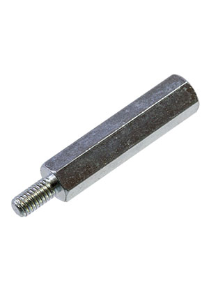 KLS L-KLS8-DBL-M4-E7.0-L30+8.0-Fe-B, стойка шестигранная сталь оцинкованная М4 30мм стойки для печатных плат