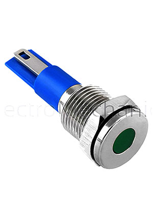 Onpow GQ12T-D/G/24V/S, Индикатор зеленый ONPOW GQ12T-D/G/24V/S панельные индикаторы сигналов