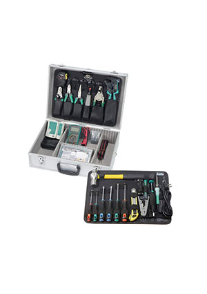 ProsKit PK-4302BM, Набор инструментов для создания и обслуживания компьютерных сетей (27 предметов) наборы инструментов