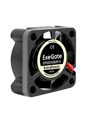 ���������� 5� DC ExeGate ExtraPower EP02510S2P-5 (25x25x10 ��, Sleeve, ���������� 5� ExeGate ExtraPo