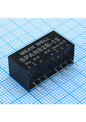 SPAN02B-15, ��������������� DC/DC, �� �������� �����, 2 ��