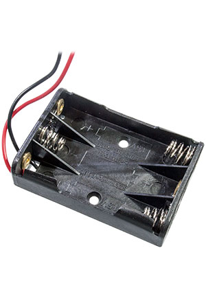 KLS L-KLS5-819-B, батарейный отсек AAA провода 150мм (ZH303) батарейные отсеки и колодки