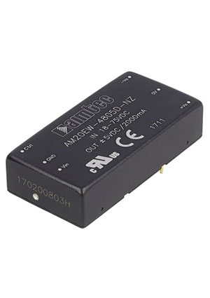 AM20EW-4805D-NZ, ��������������� DC/DC �� �������� ����� 20�� ���� 9:36�, ����� +5�/+2�, �������� 15
