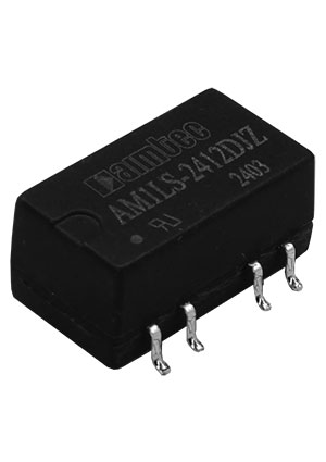 AM1LS-2412DJZ, DC/DC, 1��, ���� 21.6:26.4�, ����� +12�/+0.005:0.042�, �������� 1500� DC, ��� 83%, ��