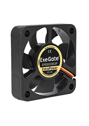 ���������� 12� DC ExeGate EX05010S3P (50x50x10 ��, Sleeve bearing (���, ���������� 12� DC ExeGate, 5