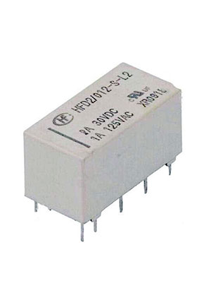 HFD2/012-S-L2, ����������� ������� ����, 12VDC, 125V, 1A, �������� ��������� AgPd