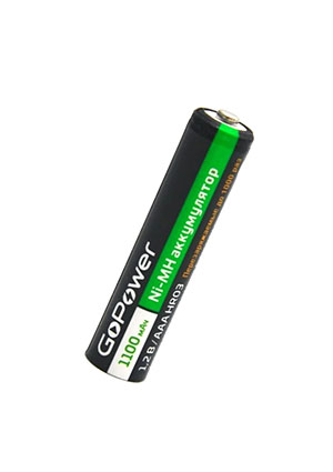 GoPower Аккумулятор бытовой HR03 AAA BL2 NI-MH 1100мАч аккумуляторы