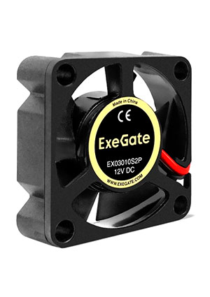 ���������� 12B DC ExeGate EX03010S2P (30x30x10 ��, Sleeve bearing (���, ���������� 12B, 30x30x10 ��,