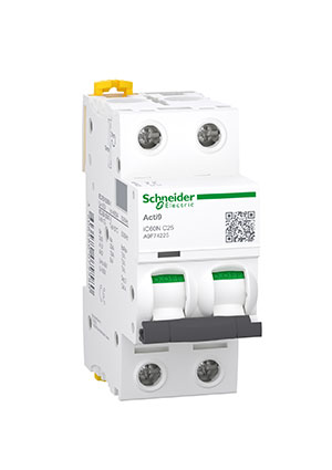 A9F74225,   ACTI9 iC60N 2P 25   6