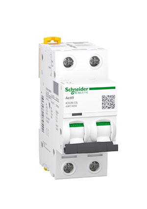 A9F74206,   ACTI9 iC60N 2P 6   6