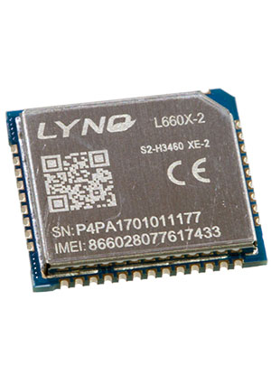 Mobiletek L660XE-2, NB-IoT-модуль сотовой связи, RTOS, 17.7x15.8мм, -40 +85С радиомодули
