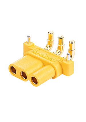 AMASS MR30PW20-F.G.Y, Разъем питания розетка на плату угловая 3pin 30A штырьковые разъемы питания