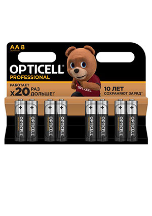 5052007, ������� ������� ����������� AA/LR6 (�����. 8��) Professional Opticell 5052007