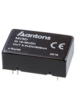 MV3D-2412, = VZP3-B2412: = FDD03-12S2; DC-DC-���������������, �������, 3��, 1.5��, ���� 24�, 2:1 (18