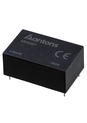 MUR6P-2405, DC-DC-���������������, �������, 6��, 6��, ���� 24�, 4:1 (9-36�), ����� 5�, -40...+85C, D