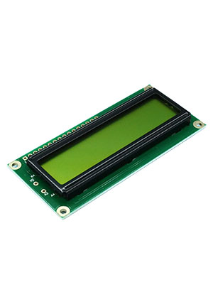 WINSTAR WH1602B-NYG-CT#, ЖКИ знакосинтезирующий 16x2, FSTN, 80x36мм, видимая область 66x16мм ЖК индикаторы знакосинтезирующие