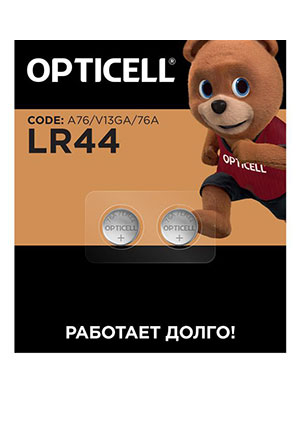5060006, ������� ������� ����������� "��������" LR44/LR1154/AG13/G13 (�����.2��) Specialty Opticell
