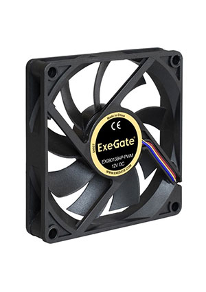 ���������� ExeGate EX08015B4P-PWM, 80x80x15 ��, ������� ��������������, ���������� 12�, 80x80x15 ��,