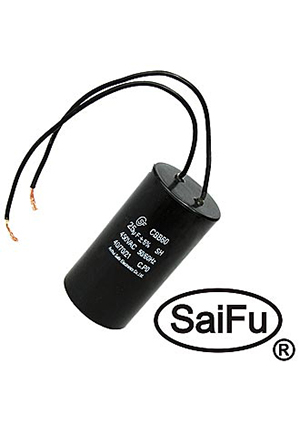 CBB60 25uF 450V WIRE (SAIFU), �������� ����������� SAIFU CBB60, 25 ���, 450 �, � ��������