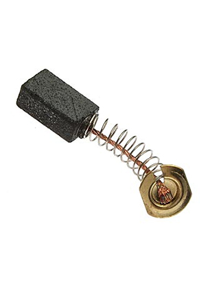 RUICHI brush 5x8x13 spring, Графитовая щетка для электродвигателя RUICHI 5x8x13 мм, с пружиной электродвигатели