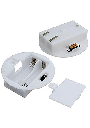 RUICHI AA*2 switch D67*18mm, Батарейный отсек RUICHI AA*2 switch D67*18 мм, закрытый батарейные отсеки и колодки