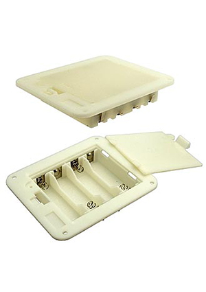 RUICHI AA*4 switch 92*78*18mm, Батарейный отсек RUICHI AA*4 switch 92*78*18 мм, закрытый батарейные отсеки и колодки