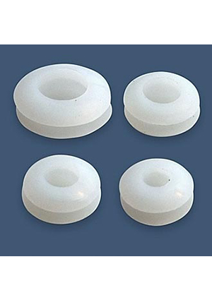 RUICHI Втулки 5х11х7х5.5х1.5 white, Втулка проходная RUICHI 5х11х7х5.5х1.5 белая, резина EPDM аксессуары для корпусов