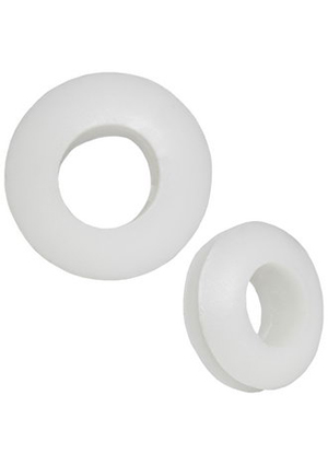 RUICHI Втулки 6х12.5х8х5.5х1.5 white, Втулка проходная RUICHI 6х12.5х8х5.5х1.5 белая, резина EPDM аксессуары для корпусов