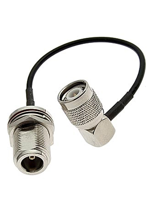 RUICHI TNC-JW-1.5-174-15CM-N-KY-1.5, Разъём высокочастотный RUICHI TNC-JW-1.5-174-15CM-N-KY-1.5, длина 15 с ВЧ разъемы