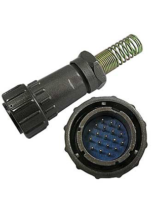 FQ24-19PIN TJ-12, 19pin вил на кабель