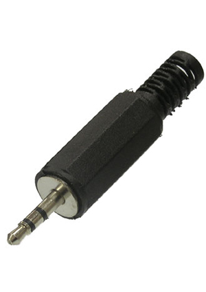 SZC SZC-0004 / 2.5mm stereo, Разъём аудио SZC-0004/2.5 мм stereo, чёрный Аудио разъемы Jack