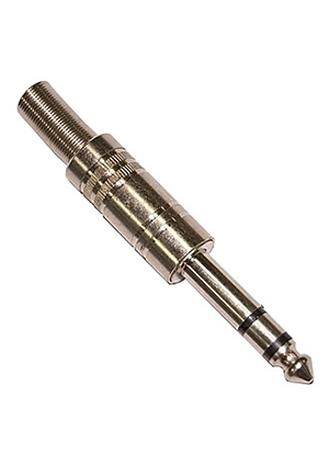 SZC SZC-0055 / 6.3 mm stereo, Разъём аудио SZC-0055/6.3 мм stereo, металлический Аудио разъемы Jack
