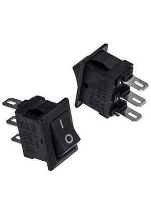 RUICHI KCD5-101-C3-B/3P on-off, Клавишный переключатель RUICHI KCD5-101-C3-B/3P,ON-OFF переключатели клавишные