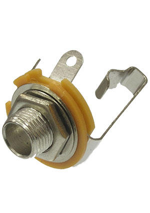 SZC SZC-0068 mono 6.35 mm, Разъём аудио SZC-0068 mono 6.35 мм, гнездо на плату Аудио разъемы Jack