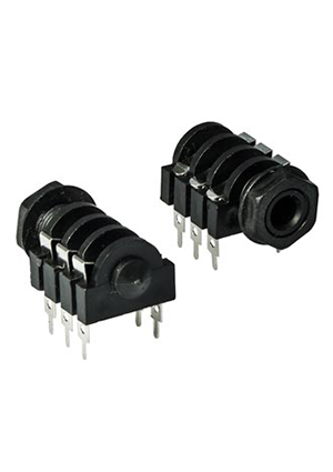 SZC SZC-0085 stereo 6.3 mm, Разъём аудио SZC-0085 stereo 6.3 мм, гнездо на плату Аудио разъемы Jack