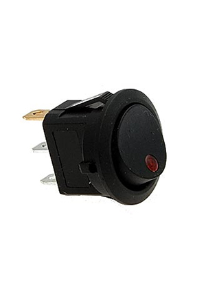 RUICHI KCD1-101EN-8-R/3P on-off, Клавишный переключатель RUICHI KCD1-101EN-8-R/3P, ON-OFF переключатели клавишные