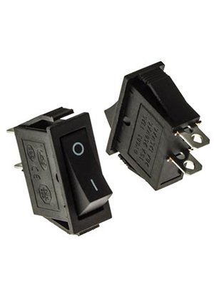 RUICHI KCD3-101-C3-B/2P on-off, Клавишный переключатель RUICHI KCD3-101-C3-B/2P, ON-OFF переключатели клавишные