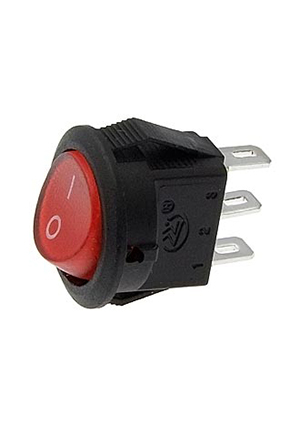 RUICHI KCD5-102-2- C3-R/3P on-on, Клавишный переключатель RUICHI KCD5-102-2- C3-R/3P, ON-ON переключатели клавишные