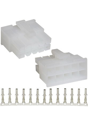 RUICHI MF-2x5F+Terminal, Разъём питания низковольтный RUICHI MF-2x5F+клеммный, 10 контактов штырьковые разъемы питания