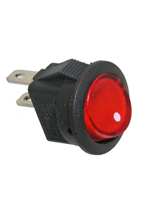 RUICHI KCD5-101-2- C3-R/2P on-off, Клавишный переключатель RUICHI KCD5-101-2-C3-R/2P, ON-OFF переключатели клавишные