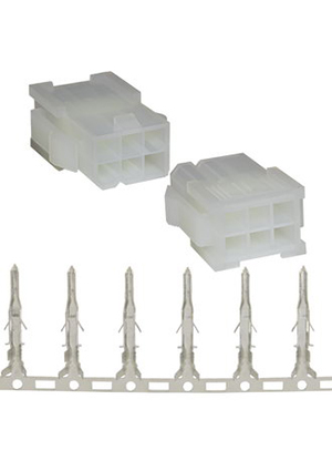 RUICHI MF-2x3M + terminals, Разъём питания низковольтный RUICHI MF-2x3M, клеммныйs, 6 контактов штырьковые разъемы питания