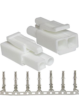 RUICHI MFC 1x2F pitch 4.5 mm+Terminal, Разъём питания низковольтный RUICHI MFC 1x2F шаг 4.5 мм+клеммный, 2 штырьковые разъемы питания