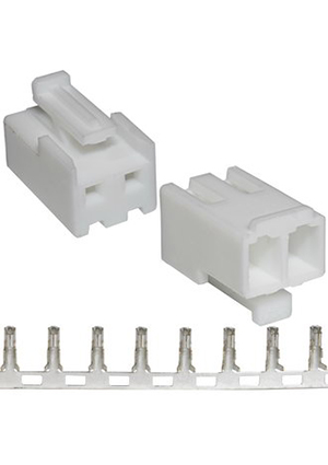 RUICHI PHU2-02 pitch 3.96 mm+Terminal, Разъём питания низковольтный RUICHI PHU2-02 шаг 3.96 мм+клеммный, 2 штырьковые разъемы питания