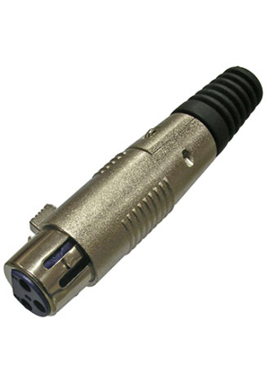 RUICHI TD-358, Разъём микрофонный XLR RUICHI TD-358, гнездо 3-х полюсная Аудио разъемы Jack
