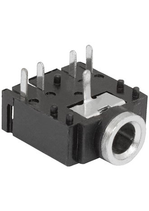RUICHI TKX3-3.5-01 PCB jack, Разъём аудио RUICHI TKX3-3.5-01 PCB jack, гнездо на плату Аудио разъемы Jack