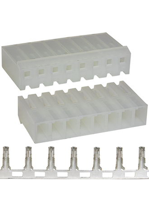 RUICHI PHU-08 pitch 3.96 mm + terminals, Разъём питания низковольтный RUICHI PHU-08 шаг 3.96 мм, клеммныйs, штырьковые разъемы питания