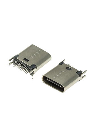 RUICHI USB3.1 TYPE-C 24PF-012, Разъём USB RUICHI USB3.1 TYPE-C 24PF-012, 24 контакта разьемы USB