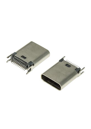 RUICHI USB3.1 TYPE-C 24PF-011, Разъём USB RUICHI USB3.1 TYPE-C 24PF-011, 24 контакта разьемы USB