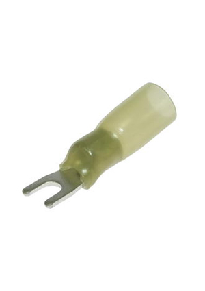 RUICHI SV5.5-3.5 HST Yellow, Наконечник кабельный вилочный изолированный RUICHI SV5.5-3.5 HST, 19 А, 12-10 клеммы ножевые быстрого соединения