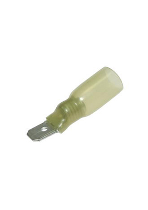 RUICHI MDD5.5-250 HST Yellow, Клемма ножевая изолированная M-типа (розетка) RUICHI MDD 5.5-250 мм, HST, жёл клеммы ножевые быстрого соединения